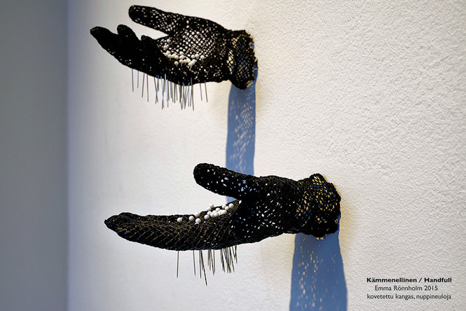 Pressbild Supermarket: Emma Rönnholm, "Handfull". Galleria Sculptor, Helsinki, Finland.
